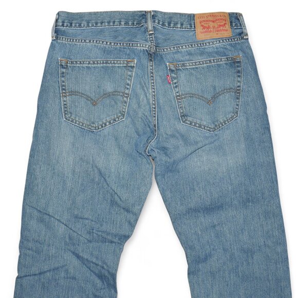 Levis 559 Men's Size 33x34 Jeans Relaxed Fit Straight Leg Medium Wash Denim - Picture 5 of 11